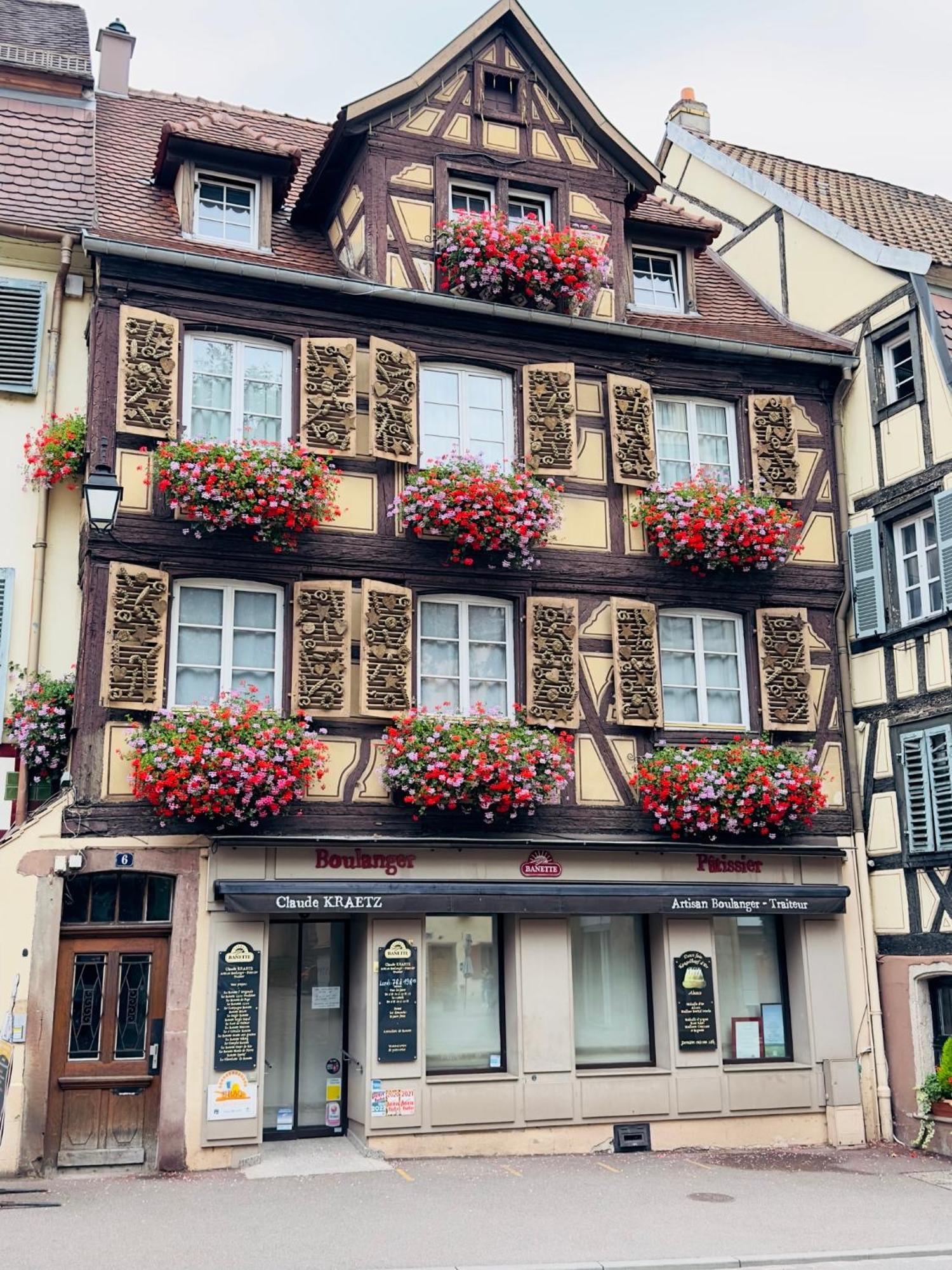 B&B Chez L'Habitant Chambre Privative Sur La Route Des Vins Tv Parking Box Velo Issenheim Exterior foto